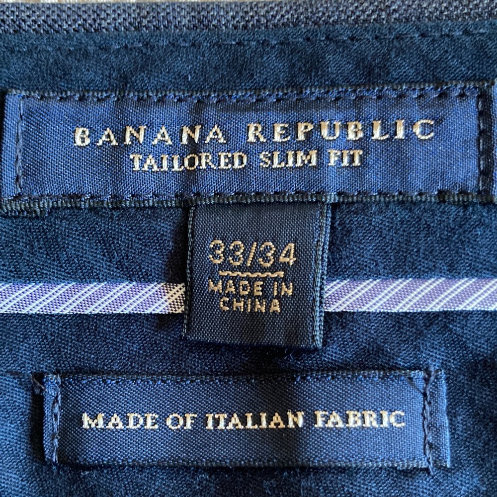 Banana Republic Tailored Slim Fit Dress pants 32x34